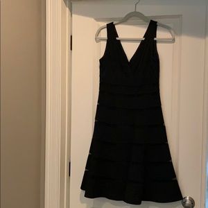 Black fit & flare dress